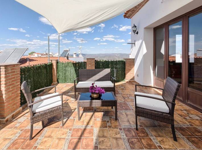 Casa rural para 12 personas, con Balcón y Jacuzzi en Sierra de Huelva
