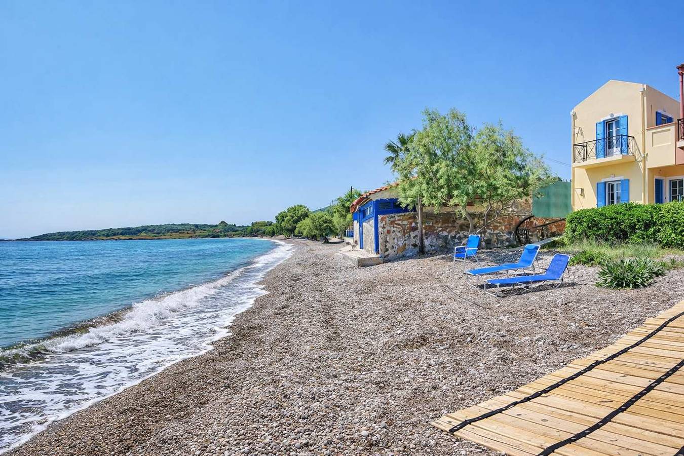 Vakantiehuis voor 4 personen met balkon/terras in Lesbos