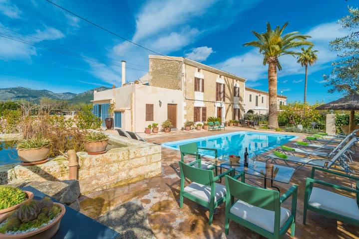 Can Salvador - Ferienhaus mit privaten Pool in Moscari. Wifi gratis in Moscari, Selva