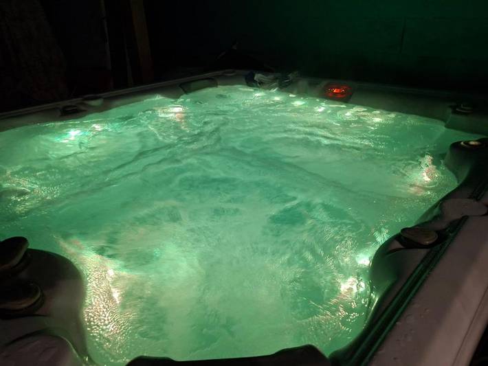 Location de vacances pour 8 personnes, avec jacuzzi ainsi que jardin et piscine, animaux acceptés à Saint-Fons - 2