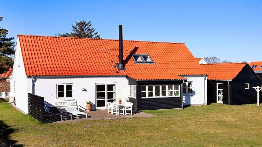 Ferienhaus für 7 Personen, mit Sauna und Whirlpool sowie Terrasse, mit Haustier in Hirtshals region