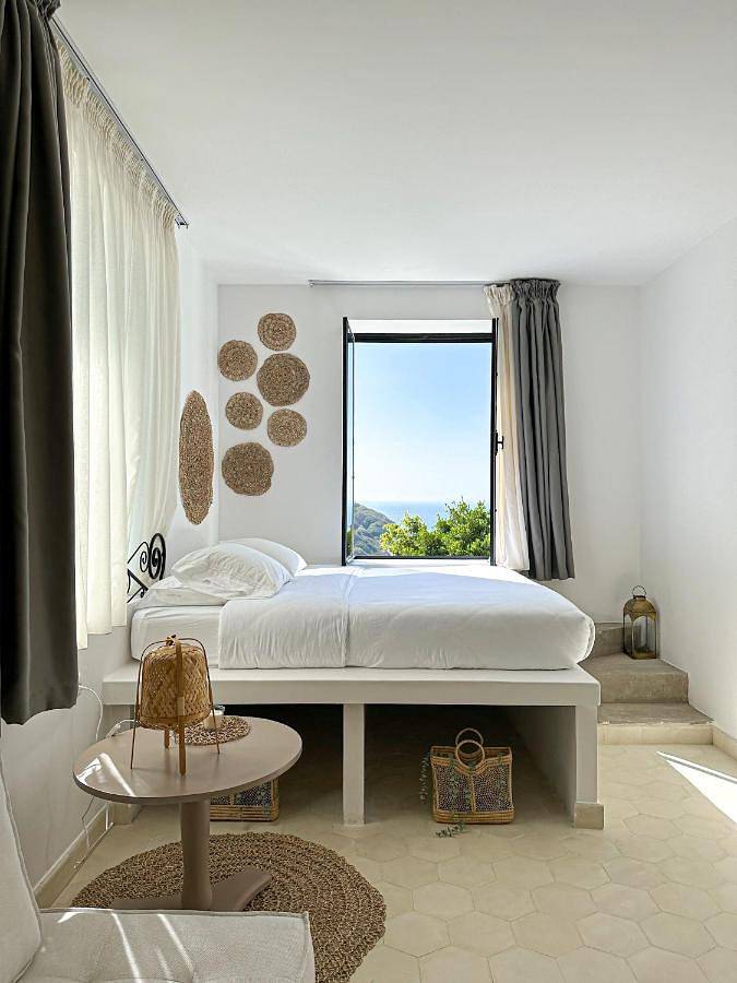 Casa de huéspuedes para 2 personas, con piscina y vistas además de jardín y balcón en Tánger