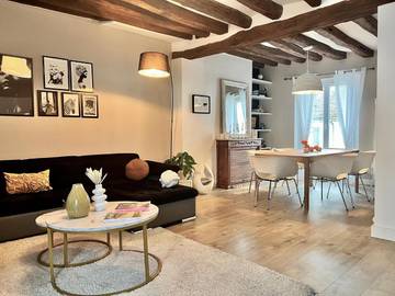 Gîte pour 6 personnes, avec vue, animaux acceptés dans Château de Fontainebleau