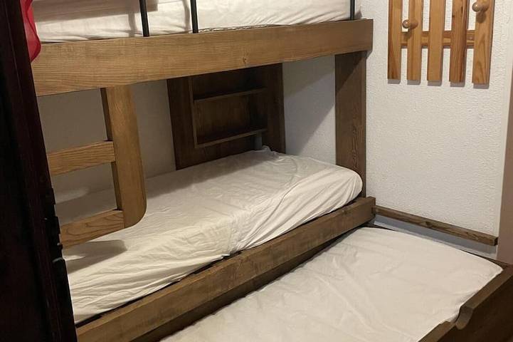Ganze Wohnung, Bis 200m skipiste, 2te Etage, blick skipisten, balkon, fernseher, schließfach für die skier, 25m² in Les Saisies, Albertville und Umgebung
