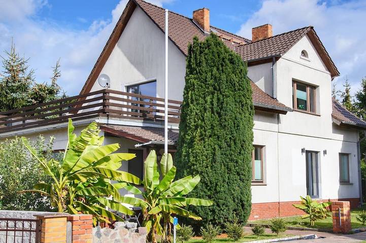Ferienwohnung für 5 Personen, mit Terrasse und Garten, mit Haustier in Mönkebude
