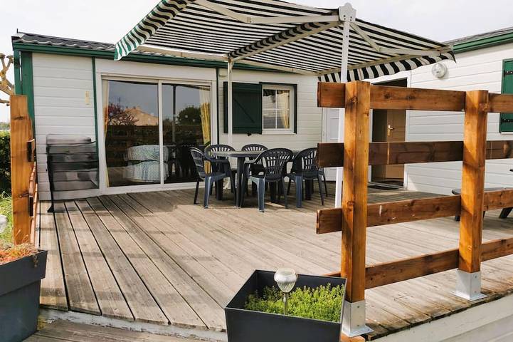 Maison de vacances pour 5 personnes, avec jardin ainsi que terrasse et piscine - 1