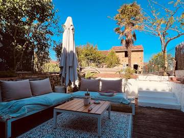 Location de vacances pour 7 personnes, avec jardin, animaux acceptés à Montesquieu-Volvestre