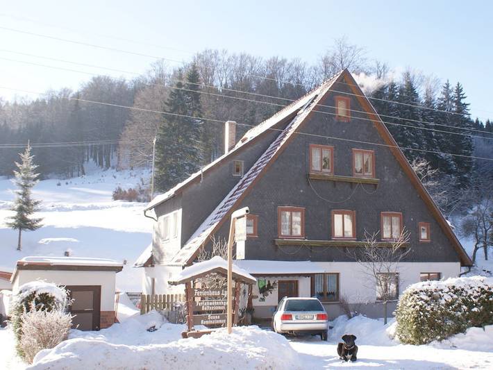 Ferienhaus für 5 Personen, mit Balkon und Terrasse sowie Sauna in Masserberg
