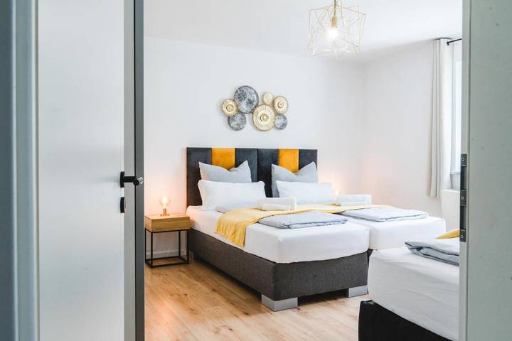 Ferienwohnung für 6 Personen, mit Balkon und Garten in Mühldorf am Inn