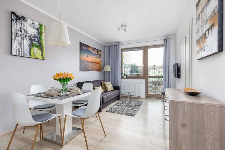 Apartament wakacyjny dla 4 osób, z Ogród w Świnoujście