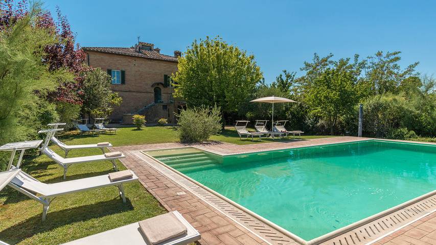 Chalet para 16 personas, con Terraza y Jardín en Siena