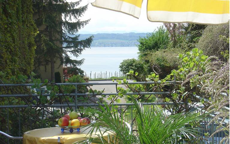 Ferienwohnung für 2 Personen, mit Seeblick am Bodensee
