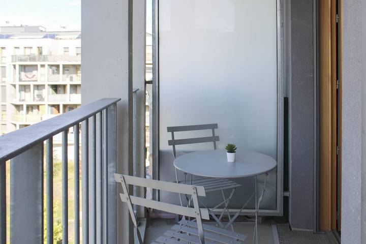 Ganzes Studio, Cosy studio with balcony right next to Paris in Ivry-sur-Seine, Val-de-Marne