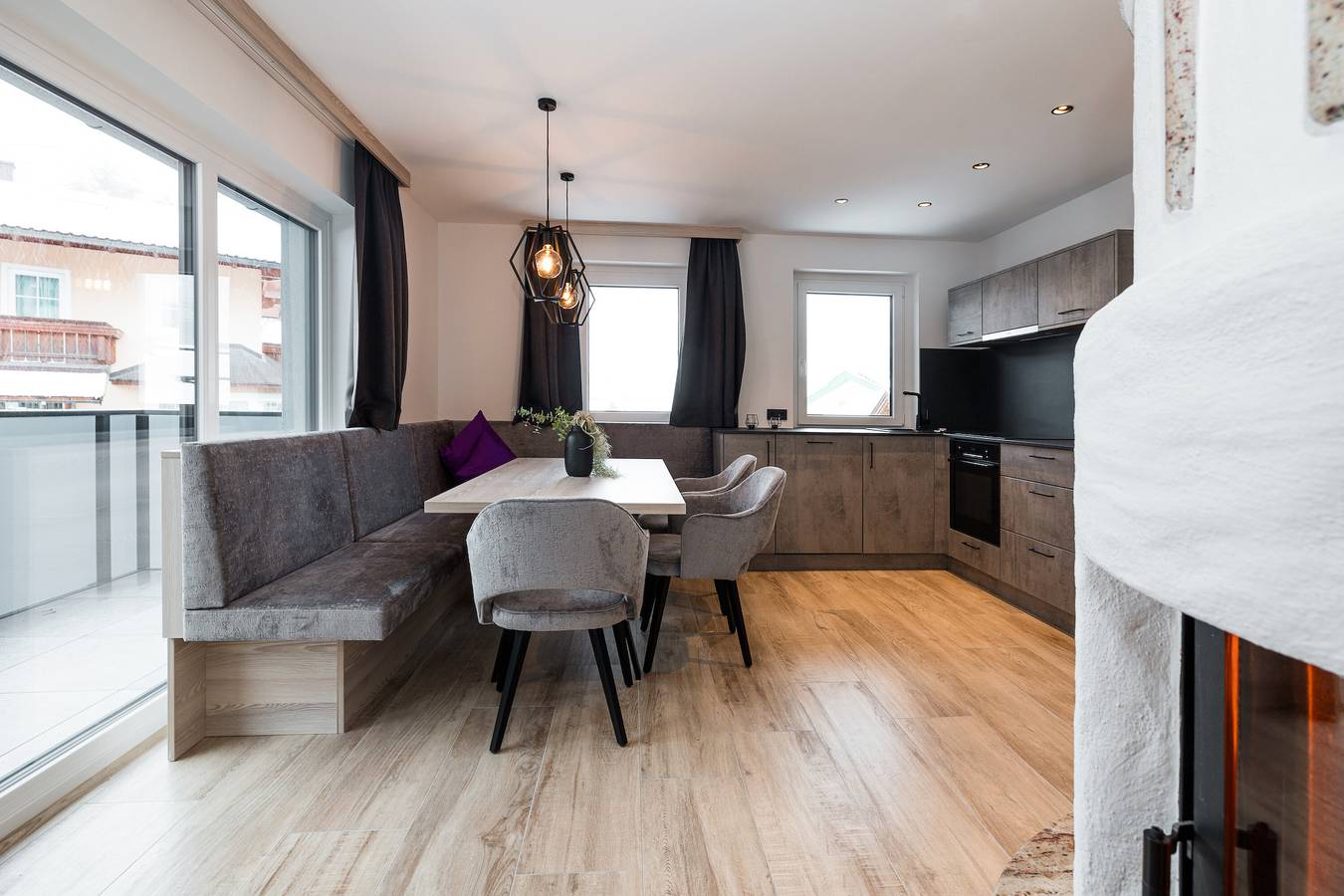 Ganze Wohnung, Ferienwohnung "Grauzone Grossarl App. Nr. 3 Sun" mit Bergblick, privater Terrasse und Wi-Fi in Großarl, Ski Amadé