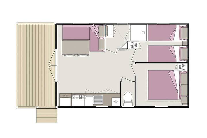 Ferienhaus für 4 Personen, mit Ausblick und Terrasse in Süderstapel - 2