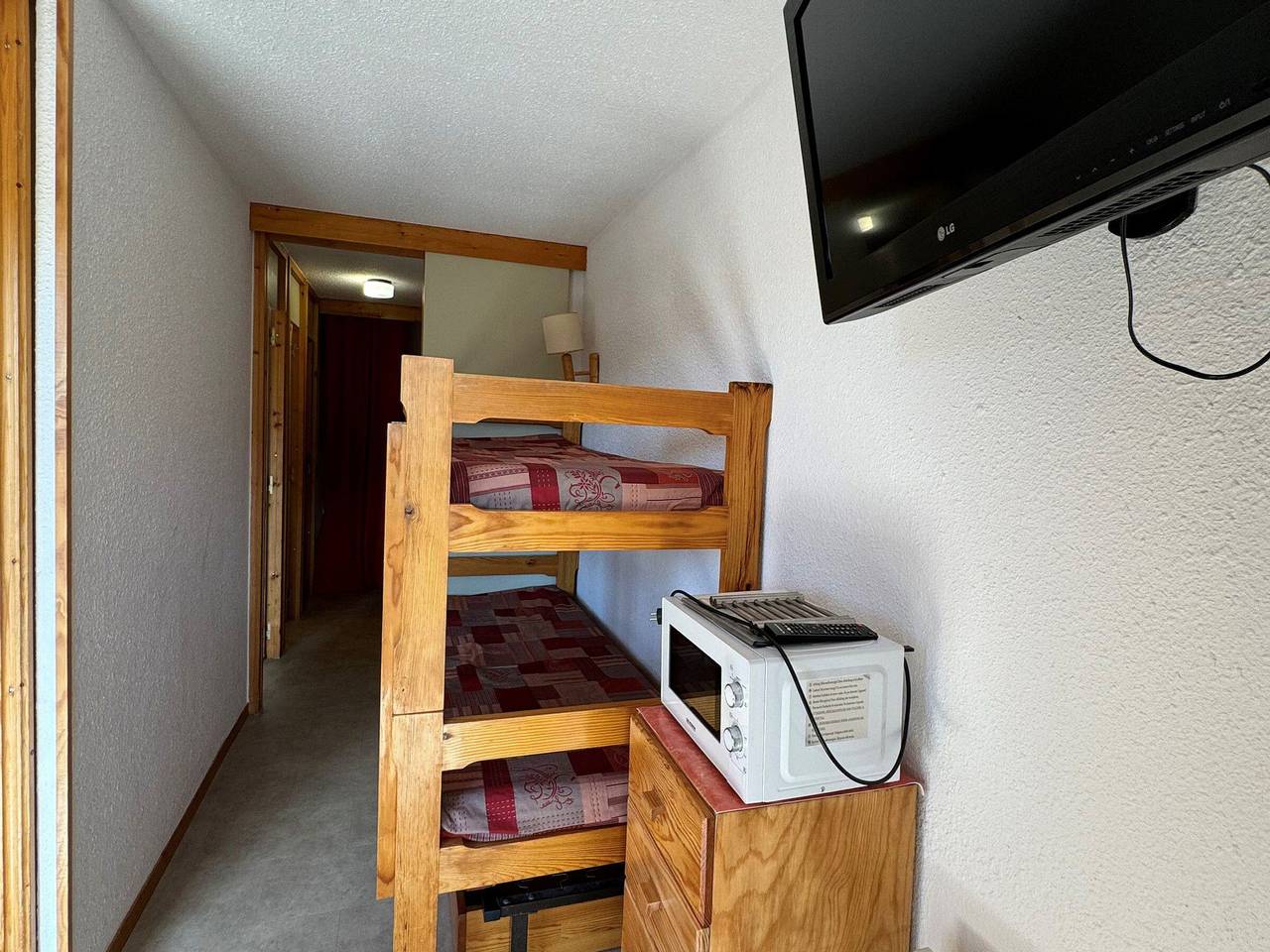 Ganzes Studio, Funktionelles Studio an der Piste mit Balkon, Haustiere erlaubt in Belle Plagne, La Plagne-Tarentaise