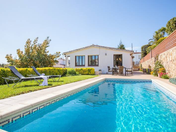Villa pour 6 personnes, avec piscine et jardin à Blanes