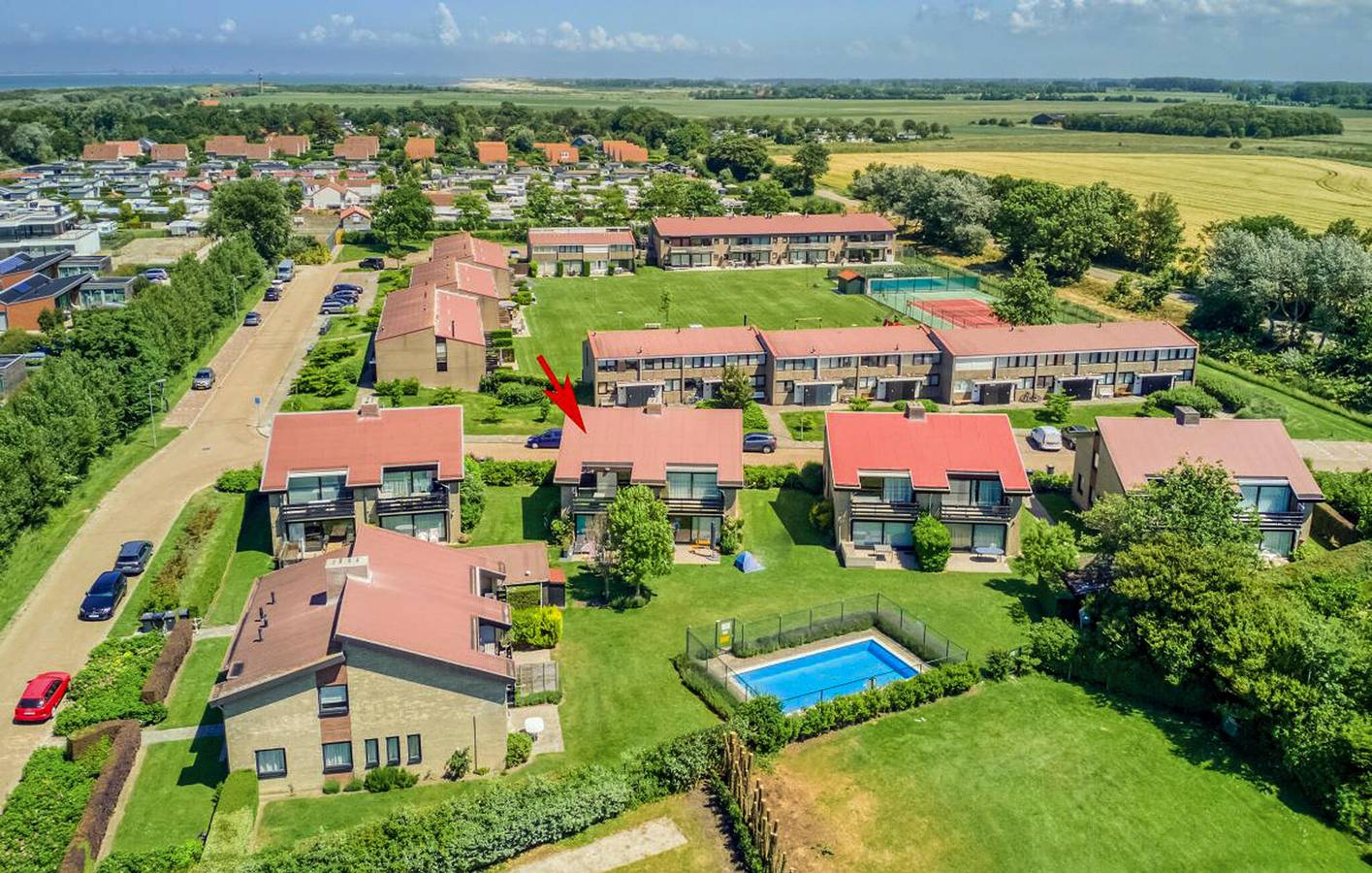 Ganze Ferienwohnung, Ferienwohnung für 4 Personen mit Terrasse in Cadzand, Zeeuwse Kust