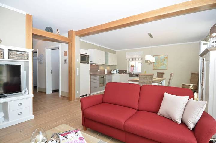 Luxus-Ferienhaus für 8 Personen, mit Terrasse und Garten sowie Sauna