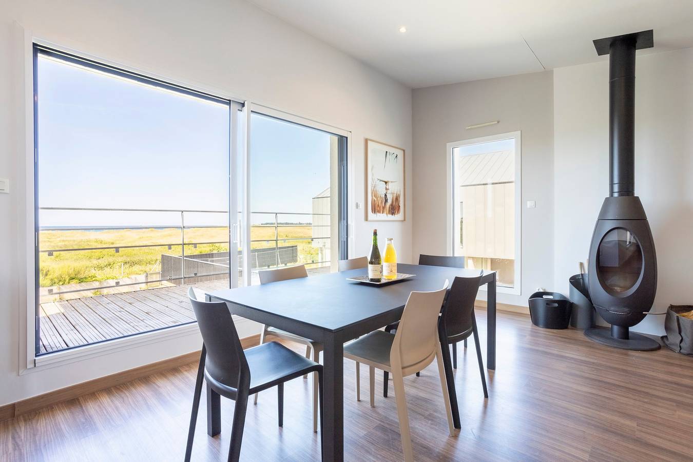 Maison Horizon – 3 Schlafzimmer/6 Pers. – Meerblick – 100 m zum Strand in Guilvinec, Côte de Cornouaille
