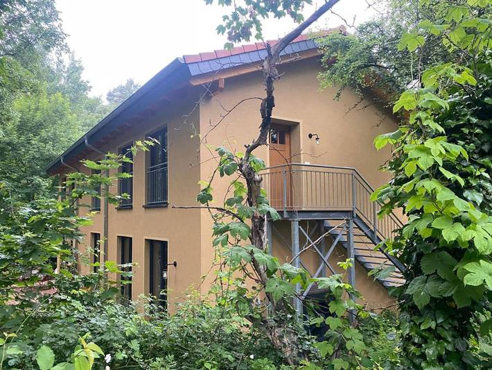 Ferienwohnung für 5 Personen, mit Garten und Ausblick in Chorin