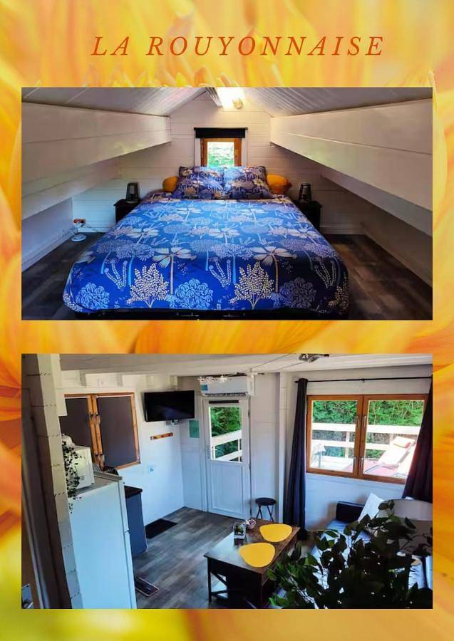 Location de vacances pour 3 personnes, avec jardin ainsi que terrasse et vue à Tinténiac