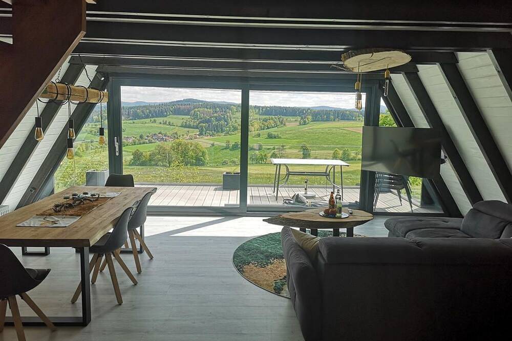 Ferienhaus Fynnhütte - Ferienhaus, Dusche oder Bad, Wc, 2 Schlafräume in Tann, Rhön-Hessen
