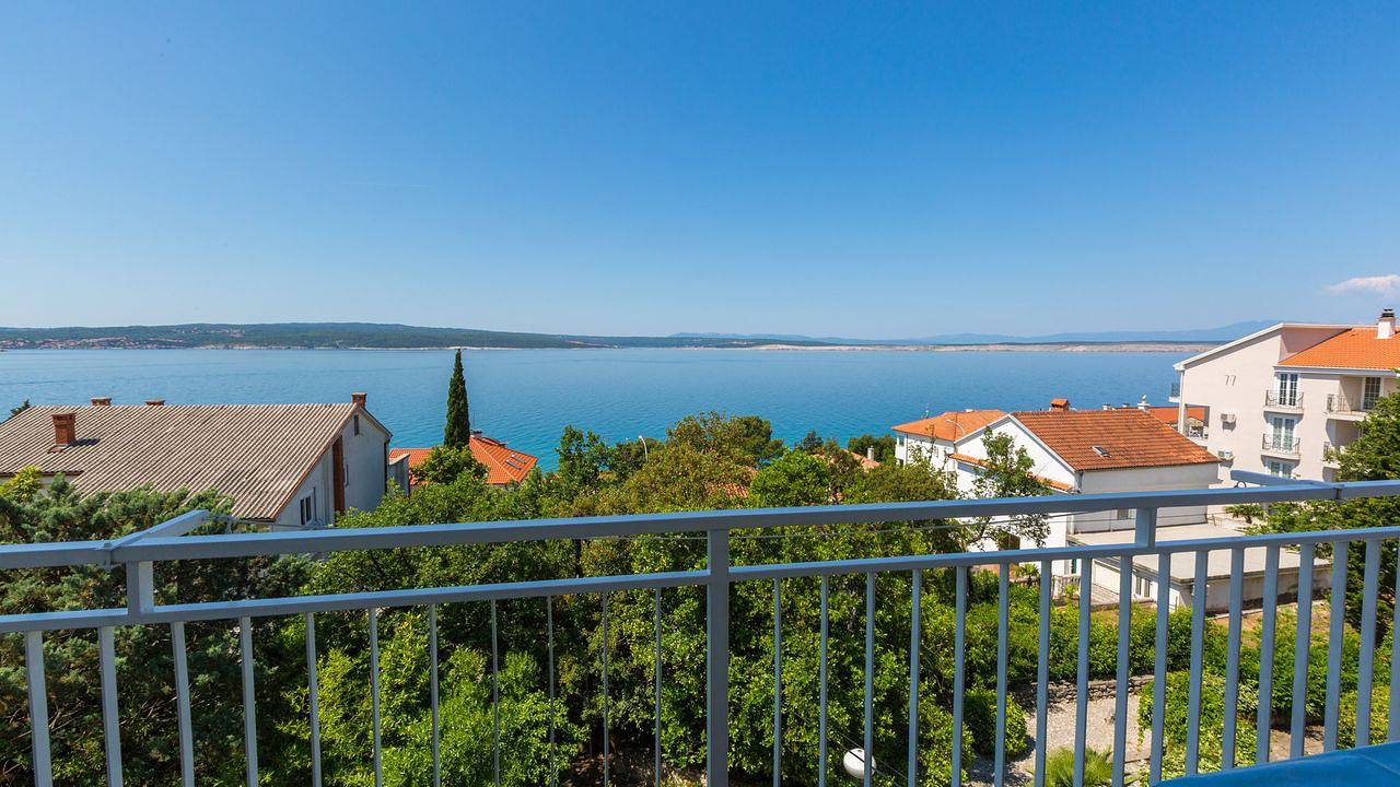 Kamer voor 2 personen met terras in Crikvenica, Primorje-Gorski Kotar