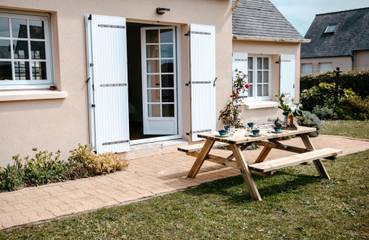 Gîte pour 6 personnes, avec terrasse et jardin à Plounéour-Trez