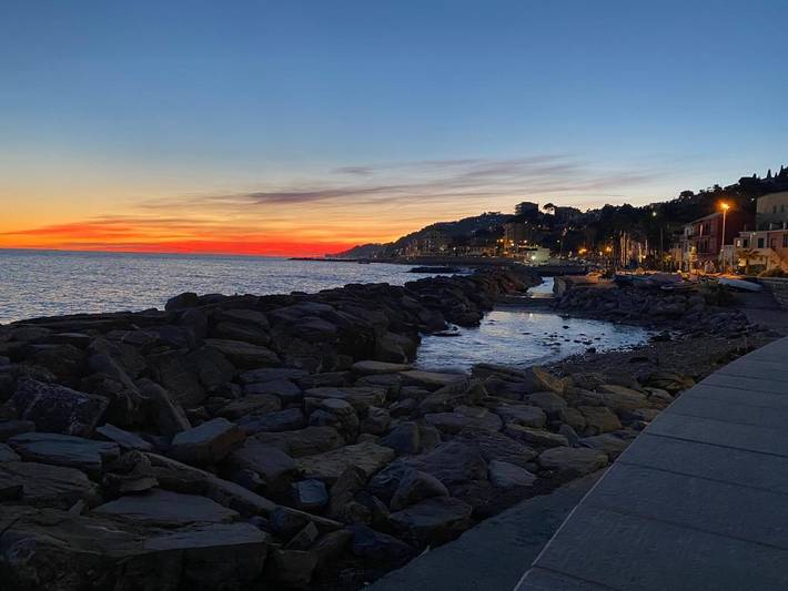 Lägenhet för 2 Personer, med utsikt och terass, med husdjur i Imperia