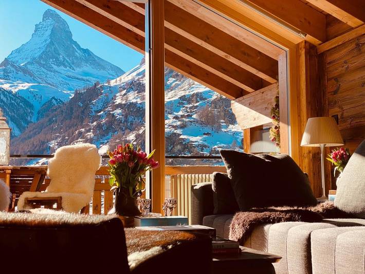 Chalet pour 2 personnes, avec balcon et vue à Zermatt - 2