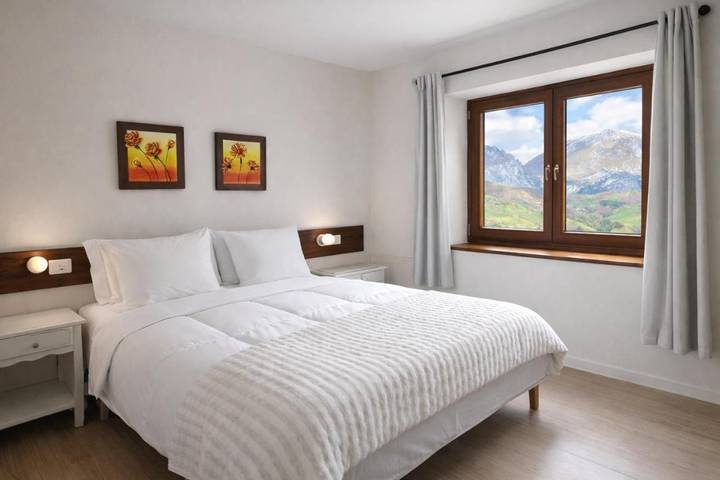 Apartamento de vacaciones para 3 personas, con vistas y jardín en Liébana - 2