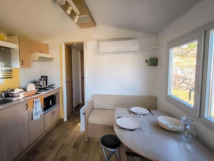 Orris camp - Mobilheim 4 personen - Für mit kleiner Terrasse - Mit Klimaanlage in Caves, Mittelmeerküste (Frankreich)