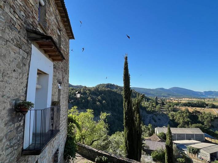 Ferienhaus für 10 Personen, mit Balkon und Terrasse sowie Garten und Ausblick