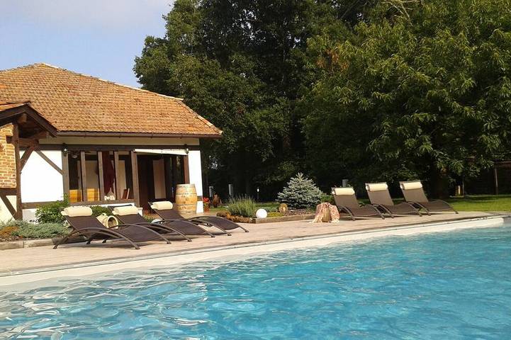 Maison de vacances pour 10 personnes, avec jardin à Mimizan