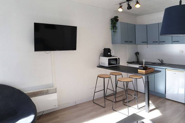 Ganze Ferienwohnung, Studio équipé pour 4 personnes vue pistes in Les Orres, Nationalpark Écrins
