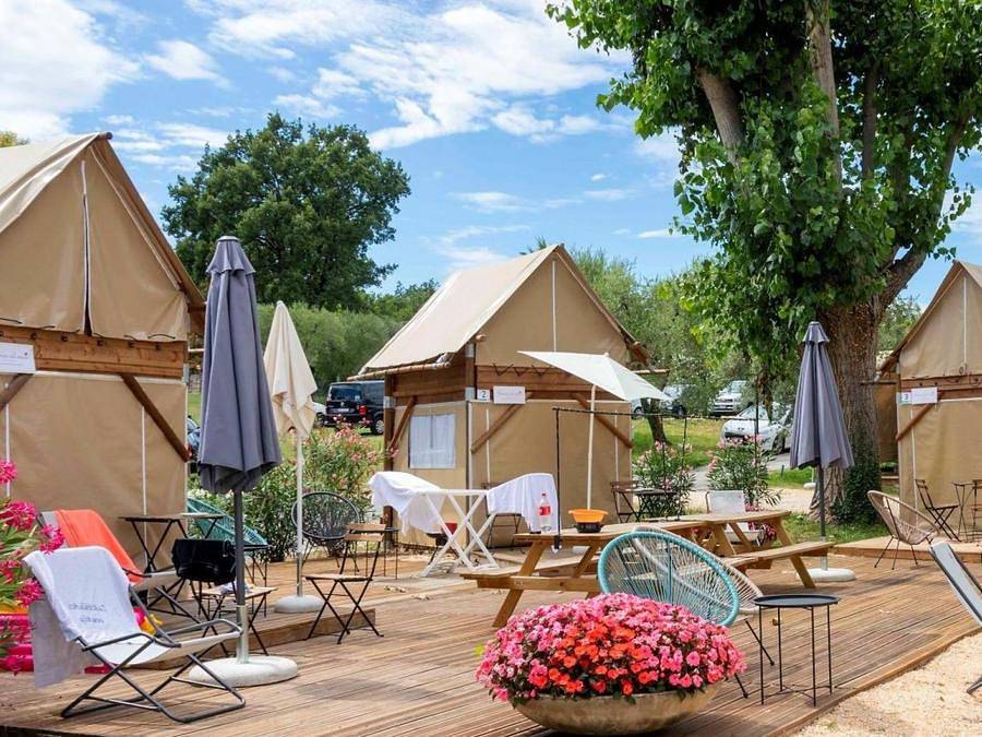 Sivinos Camping Boutique - Unterkunft 2 personen - Luftaufenthalt in Manerba del Garda, Gardasee-Berge