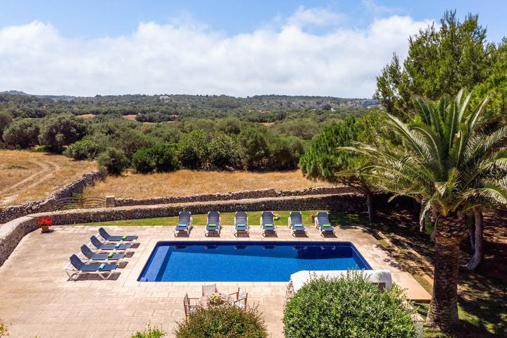 Casa rural para 10 personas, con jardín y terraza en Municipio de Alaior - 4