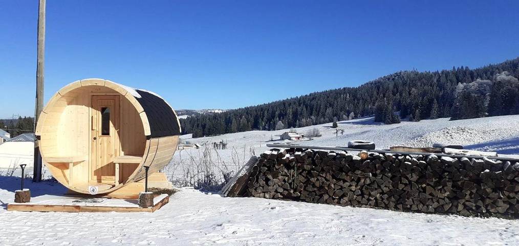 Gîte pour 6 personnes, avec sauna ainsi que jardin et vue à Les Moussières - 4