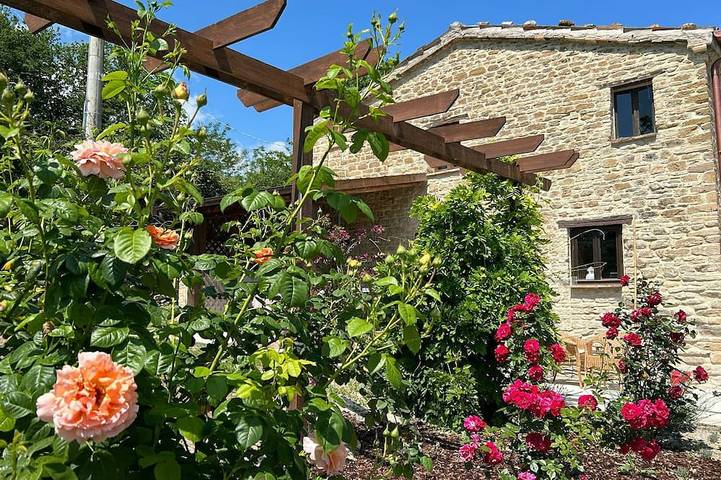 Ferienhaus für 9 Personen, mit Balkon und Garten, mit Haustier