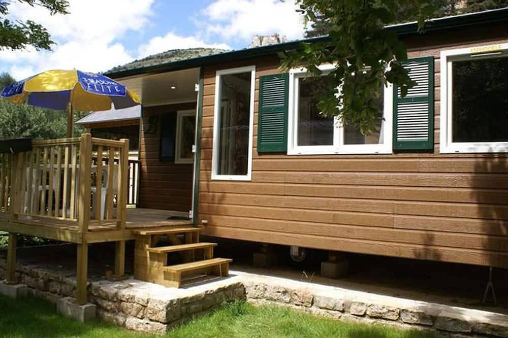 Mobil home con Terraza y Cocina equipada en Meyrueis in Meyrueis, Cevenas