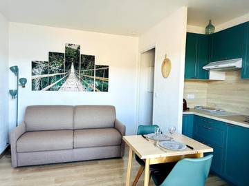 Gîte pour 3 personnes, avec balcon ainsi que vue sur le lac et vue à Les Salles-sur-Verdon