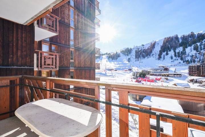 Gîte pour 6 personnes, avec balcon dans Plagne Bellecote