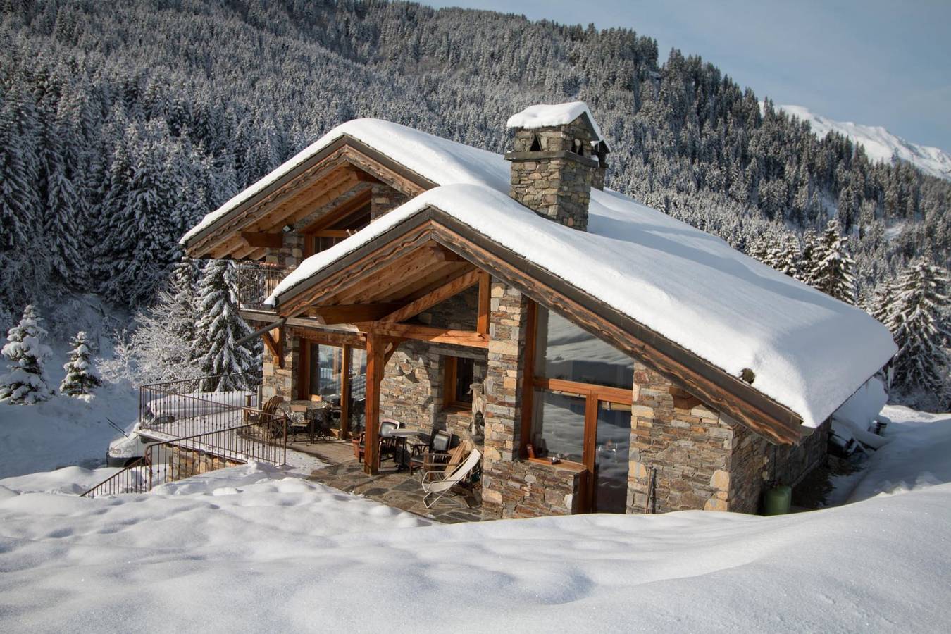 Chalet le Cairn - unique ski-in ski-out location! in Méribel-Mottaret, Les Allues