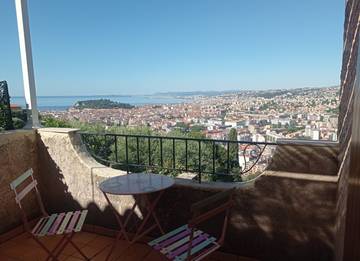 Chambre d’hôte pour 4 personnes, avec terrasse à Nice