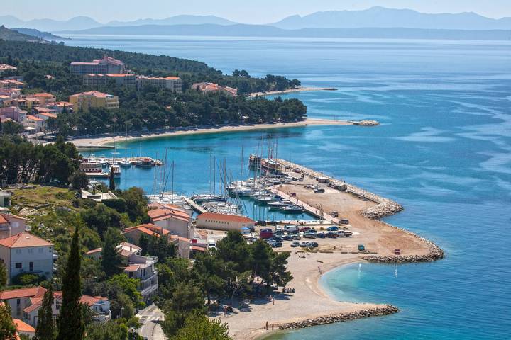 Apartament wakacyjny dla 4 osób, z taras w Baška Voda