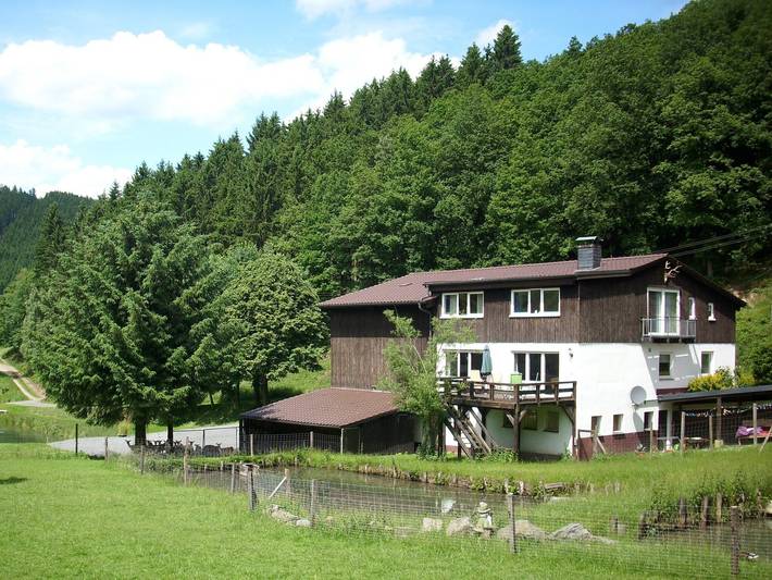 Ferienwohnung für 2 Personen, mit Garten und Terrasse, mit Haustier