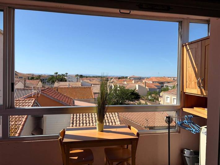 Gîte pour 2 personnes, avec vue et terrasse dans Office De Tourisme De Valras Plage - 2