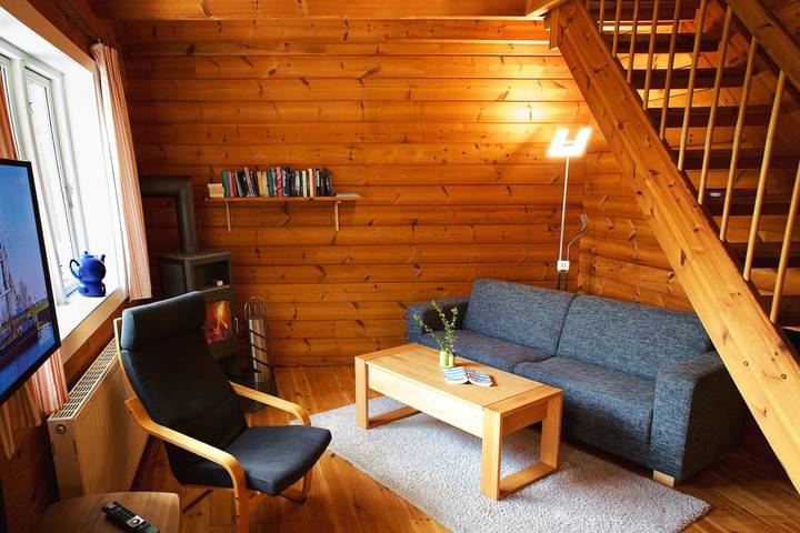 Ferienhaus für 5 Personen, mit Terrasse und Sauna sowie Garten