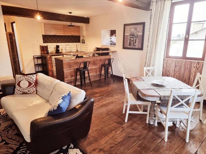 Appartement de vacances pour 2 personnes, avec Terrasse ainsi que Jardin et Vue